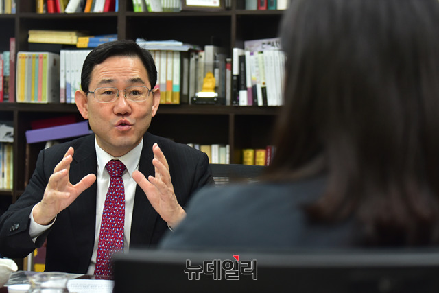 ▲ 자유한국당 주호영 의원. ⓒ뉴데일리 이종현 기자