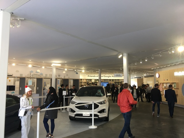▲ CES 2019 구글 부스 내부 전경 ⓒ장소희 기자
