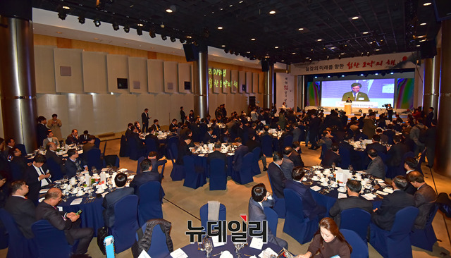 ▲ 철강업계 2019 신년인사회 행사장 전경ⓒ뉴데일리