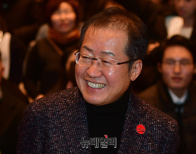 ▲ 자유한국당 홍준표 전 대표. ⓒ뉴데일리 정상윤 기자