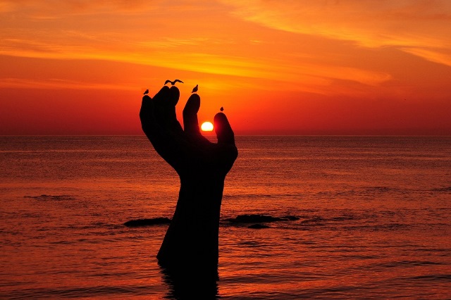 ▲ '포항12경' 호미곶 일출 장면.ⓒ포항시