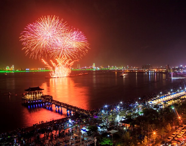 ▲ 영일대&포스코야경.ⓒ포항시