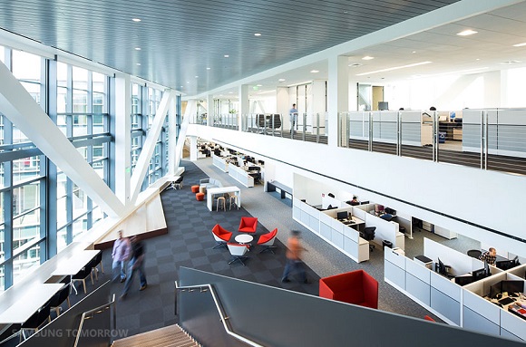 ▲ DS부문 미주총괄(DSA) 내부 모습ⓒ삼성전자