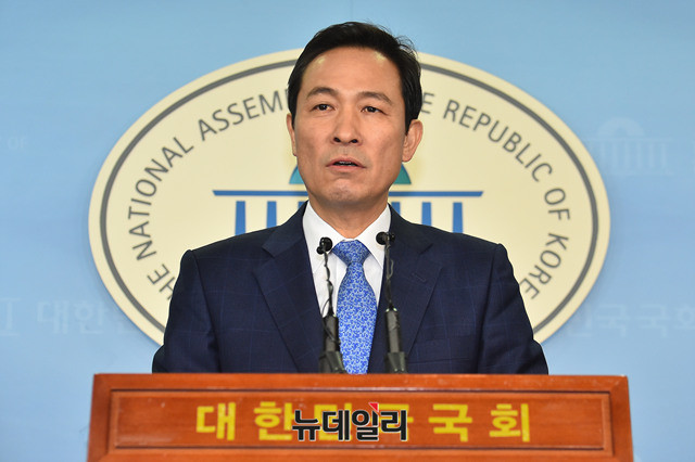 ▲ 더불어민주당 우상호 의원. ⓒ뉴데일리 이종현 기자