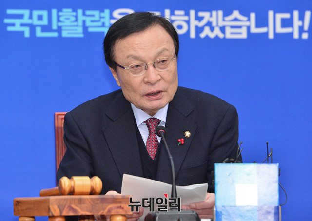 ▲ 더불어민주당 이해찬 대표. ⓒ뉴데일리 공준표 기자