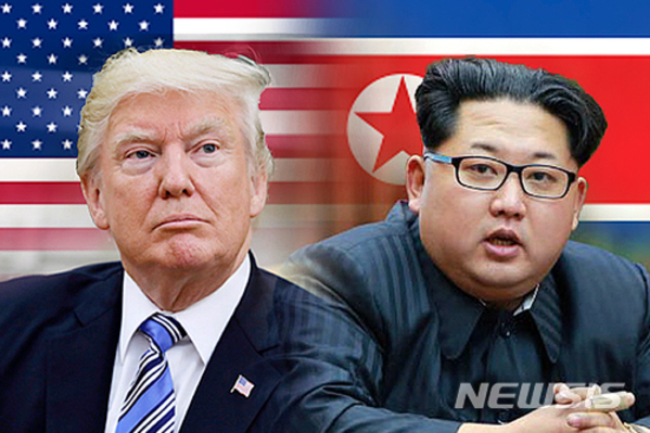 ▲ 트럼프 미국 대통령과 북한의 김정은ⓒ뉴시스. 무단 전재 및 재배포 금지.