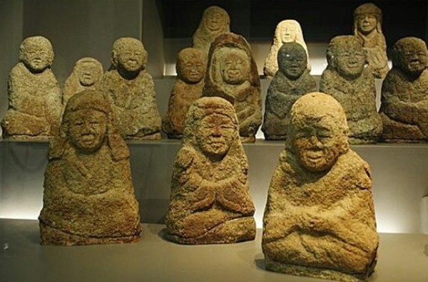 ▲ 일반인에게 선보일 석조 나한.ⓒ강천사