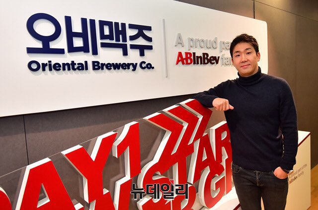 ▲ 주태환 오비맥주 버드와이저 브랜드매니저 부장. ⓒ정상윤 기자
