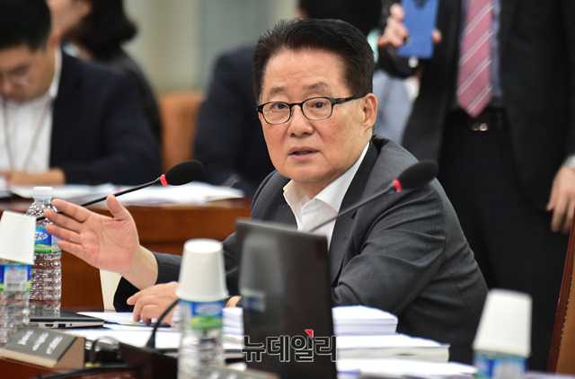 ▲ 박지원 민주평화당 의원. ⓒ뉴데일리 이종현