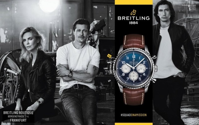 ▲ 할리우드 배우 브래드 피트와 샤를리즈 테론. ⓒ스플래쉬닷컴