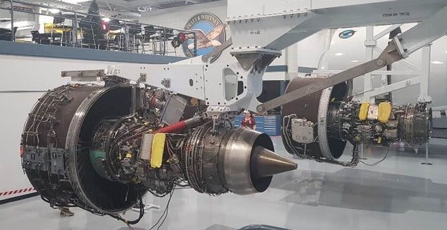 ▲ p＆w사 GTF엔진.ⓒ한화에어로스페이스