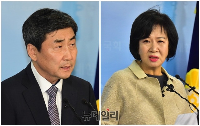 ▲ 더불어민주당 이종걸 의원과 무소속 손혜원 의원. ⓒ뉴데일리 DB