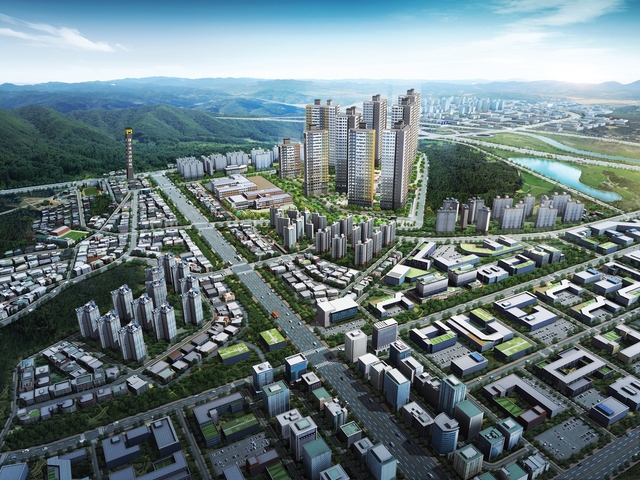 ▲ 대구 국가산단 모아미래도 에듀퍼스트 광역조감도.ⓒ모아미래도 에듀퍼스트