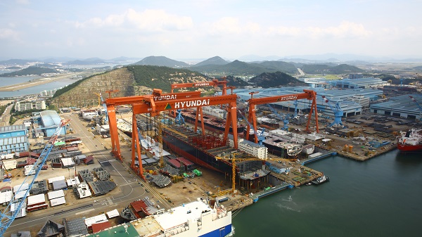 ▲ 전라남도 영암 현대삼호중공업. ⓒ현대삼호중공업