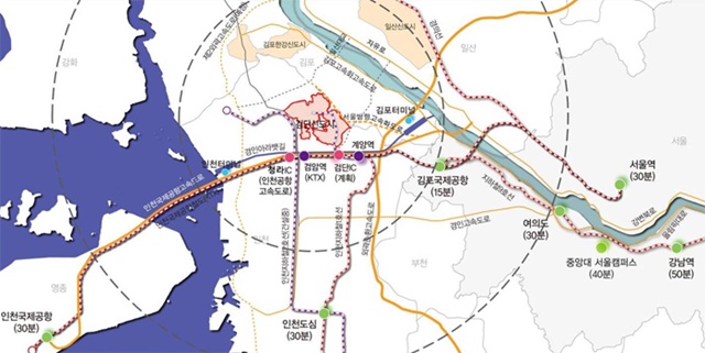 ▲ 인천 검단신도시 위치도. ⓒ인천도시공사