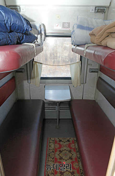 ▲ 시베리아 횡단열차 내부 모습. ⓒ뉴데일리 이기륭 기자