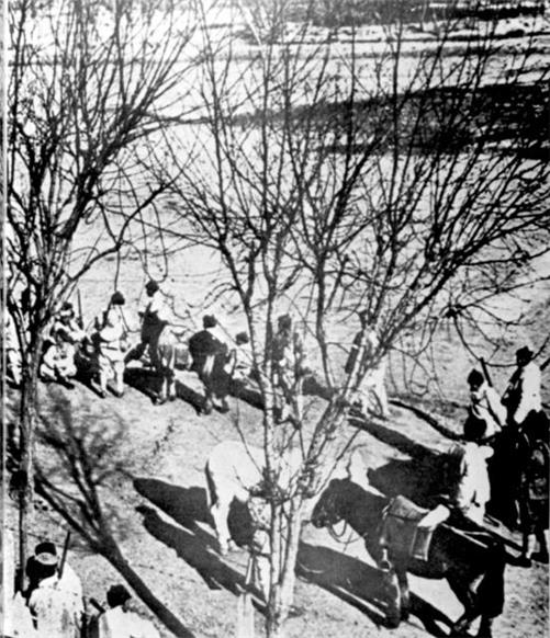 ▲ 독립군 훈련 모습. ⓒ한국민족문화대백과사전 캡처