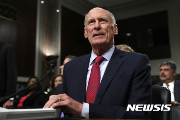 ▲ 댄 코츠 미국 국가정보국 국장ⓒ뉴시스. 무단 전재 및 재배포 금지.