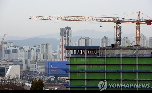 ▲ 세종 일대에서 건설 중인 신축 빌딩 공사현장.ⓒ연합뉴스