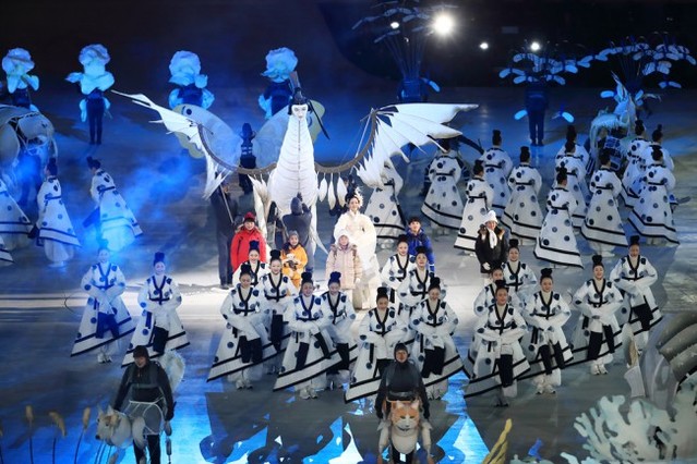 ▲ 2018 평창동계올림픽 개막식.ⓒ2018 평창동계올림픽 및 동계패럴림픽대회조직위원회