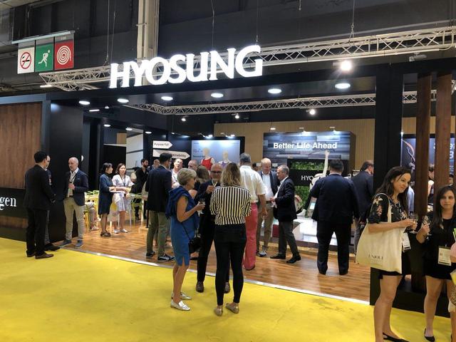 ▲ 효성티앤씨가 참가한 파리모드시티 인터필리에르 2018 전시회.ⓒ효성