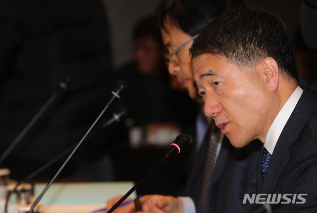 ▲ 박능후 보건복지부 장관이 1일 오전 서울 중구 플라자호텔에서 열린 2019년도 제2차 국민연금기금운용위원회 회의에 참석, 모두발언을 하고 있다. ⓒ 뉴시스