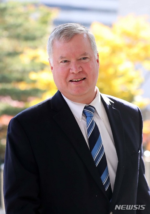 ▲ 스티븐 비건 미국 국무부 대북정책특별대표ⓒ뉴시스. 무단 전재 및 재배포 금지.