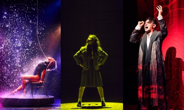 ▲ 왼쪽부터 뮤지컬 '플래시댄스'·'마틸다', 연극 '오이디푸스' 공연장면.ⓒ예술기획 성우, 신시컴퍼니, 샘컴퍼니