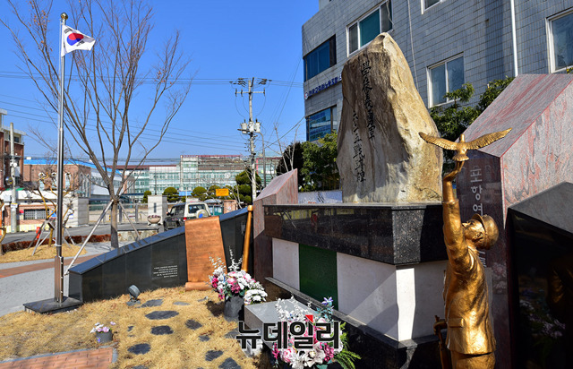 ▲ 포항여중전투에서 학도의용군이 산화했다. 현재는 포항여고가 위치해 있다.ⓒ정상윤 기자