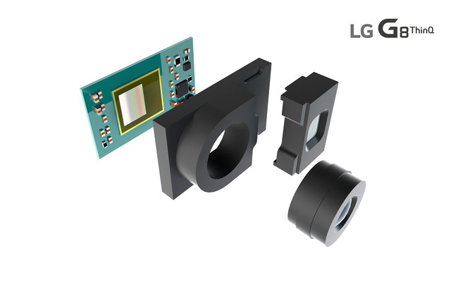 ▲ LG전자가 LG G8 ThinQ에 탑재하는 ToF 센서의 구조를 나타내는 개념도 ⓒLG전자