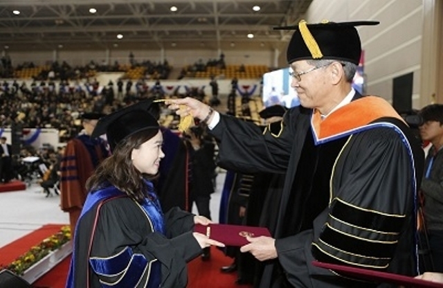 ▲ 2018학년도 포스텍 학위 수여식 모습.ⓒ포스텍
