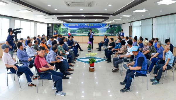 ▲ 지난해 봉양읍 초도순시 모습.ⓒ제천시