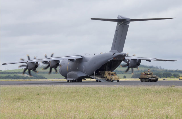 ▲ 스페인이 한국 훈련기와 교환을 희망하는 A400M 전술수송기. ⓒ에어버스 홍보사진.