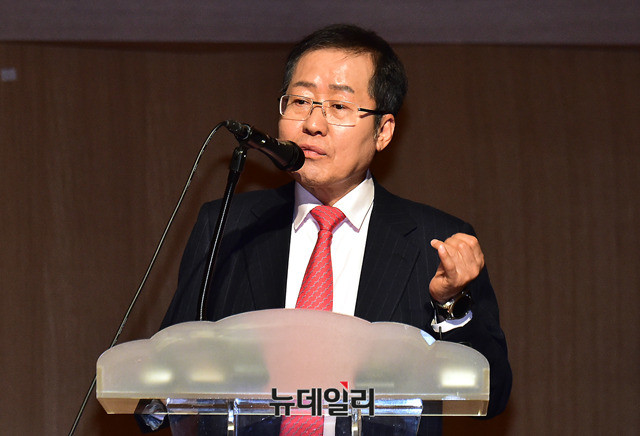 ▲ 자유한국당 홍준표 전 대표. ⓒ뉴데일리 이종현 기자