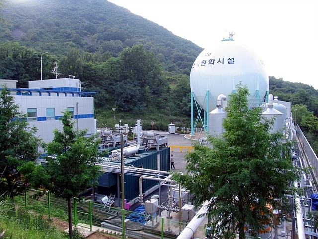 ▲ 매립가스 자원화 시설 전경 모습.ⓒ대구시