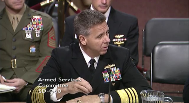 ▲ 지난 12일(현지시간) 미 상원 군사위원회 청문회에 출석해 답변하는 필립 데이비슨 인도태평양 사령관. ⓒ미 상원 군사위원회 홈페이지 공개영상 캡쳐.