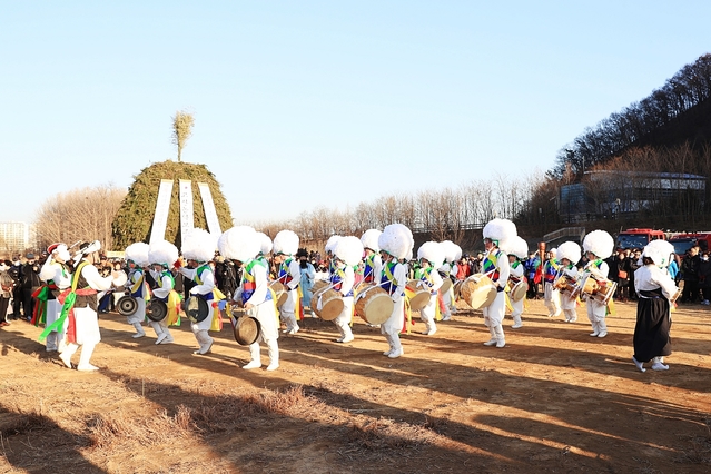 ▲ 지난 해 수성구 달집태우기 행사 모습.ⓒ수성구