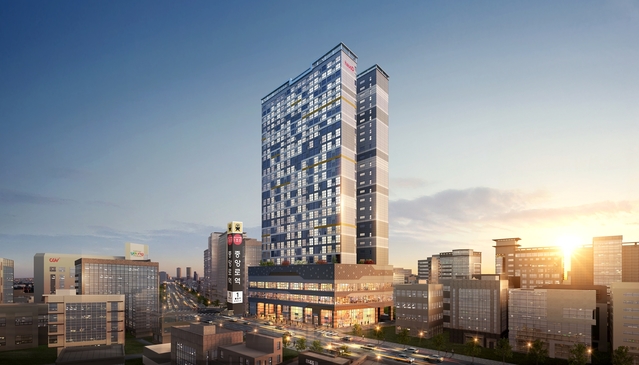 ▲ ‘동성로 하우스디 어반’ 투시도.ⓒ대보건설