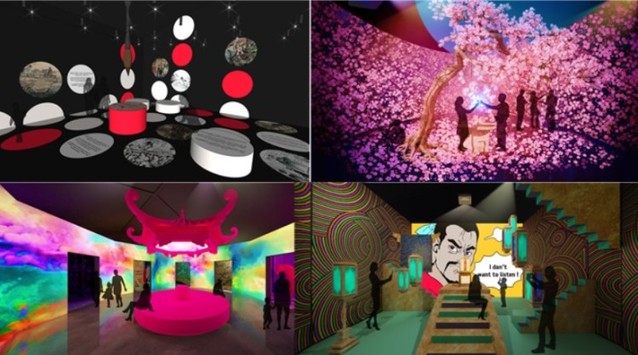 ▲ '누보로망 삼국지 : 잃어버린 나를 찾아서' 내부 모습.ⓒ본다빈치