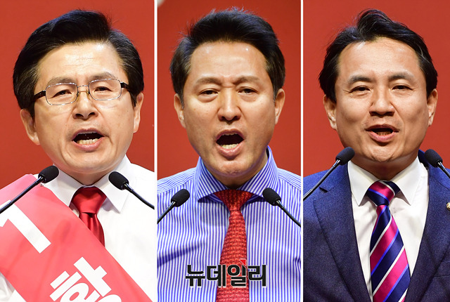 ▲ 14일 오후 대전 중구 한밭체육관에서 자유한국당 전당대회 충청호남권 합동연설회가 열렸다.ⓒ정상윤 기자