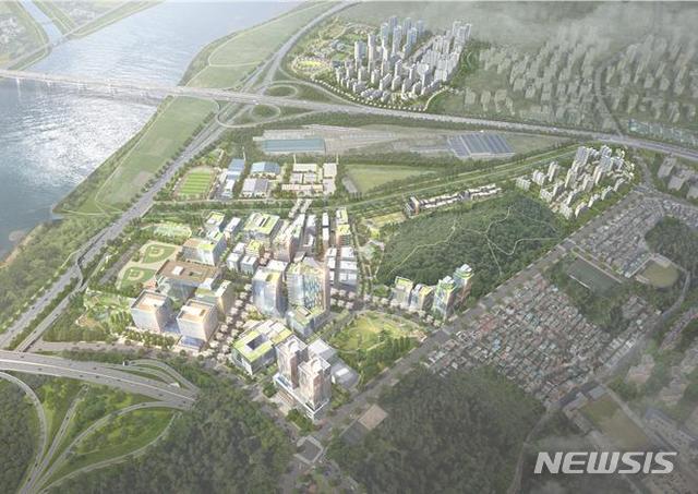 ▲ 자료사진. 서울 강동구 고덕비즈밸리 조감도. ⓒ뉴시스