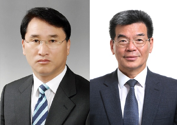 ▲ 한영석 현대중공업 대표이사 사장(왼쪽부터)과 가삼현 사장. ⓒ현대중공업