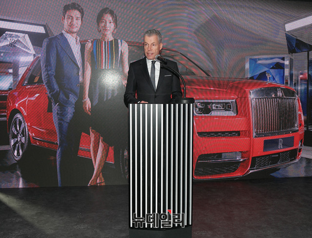 ▲ 토스텐 뮐러 오트보쉬 롤스로이스모터카 CEOⓒ뉴데일리 이기륭 기자
