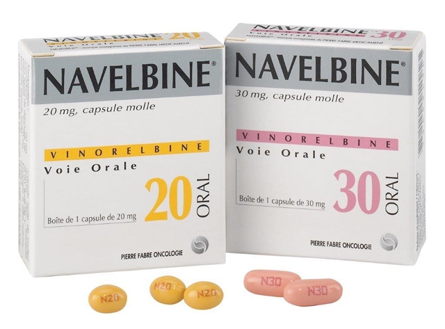 ▲ 부광약품의 경구용 항암제 '나벨빈 연질캡슐' ⓒ부광약품