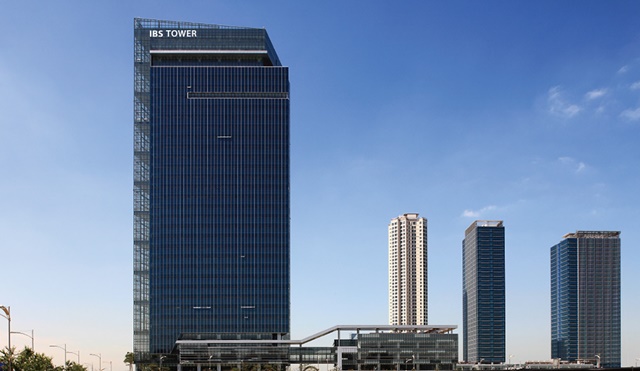 ▲ 인천 연수구에 위치한 송도IBS타워. ⓒ대우건설