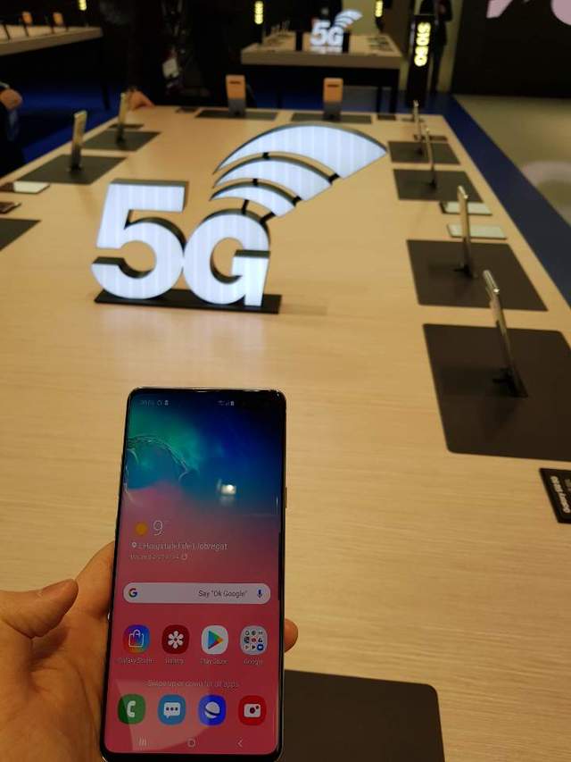 ▲ 갤럭시S10 전시 모습ⓒ전상현 기자