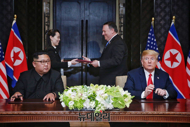 ▲ 북한 김정은과(왼쪽) 도널트 트럼프 미국 대통령. ⓒ