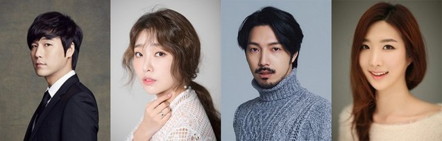 ▲ (왼쪽부터)'아서 새빌의 범죄'에 출연하는 정상윤, 이봄소리, 임별, 박소현.ⓒ라이브