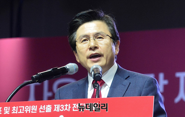 ▲ 황교안 자유한국당 신임 당대표.ⓒ이종현 기자