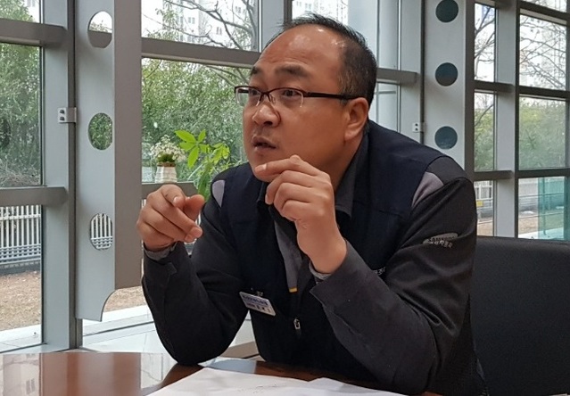 ▲ 주재정 르노삼성 노동조합 수석부위원장ⓒ뉴데일리